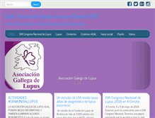 Tablet Screenshot of lupusgalicia.org